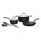 The Rock By Starfrit 7-Piece Cookware Set w/Bakelite Handles, Black 030903-002-0000 - alternate 1